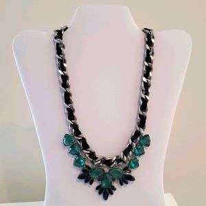 Chunky Blue Statement Necklace